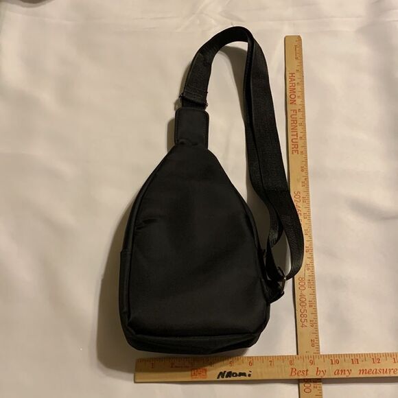 Westend black sling bag with adjustable strap 48” unisex & crossposted - Picture 4 of 8